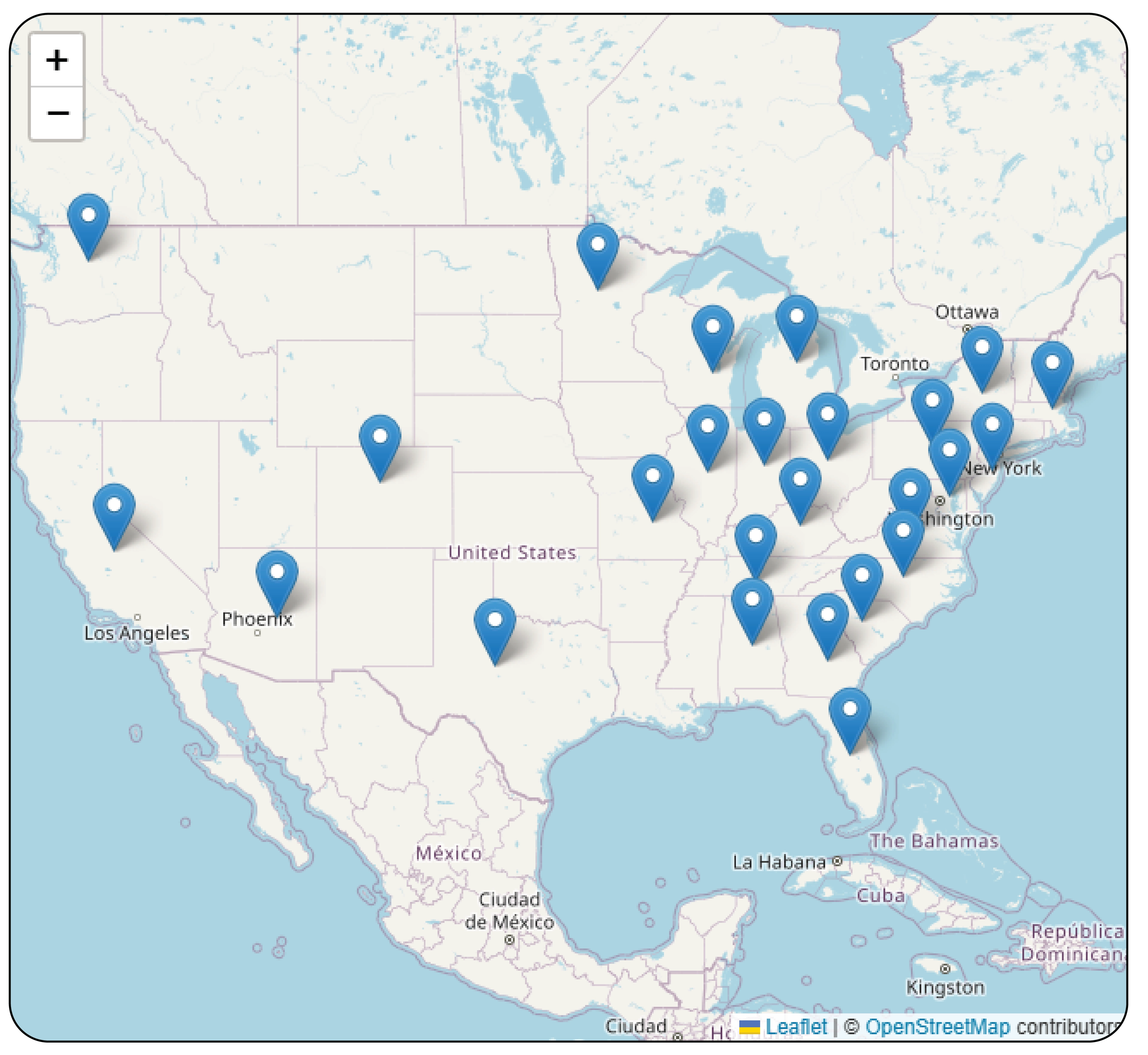 Delivery Area Coverage
